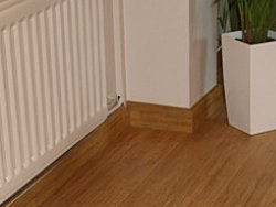 Bamboo Floor and Skirting